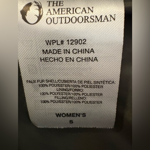 Sherpa Puffer Jacket Plush Zip Up Coat Army Green, Cozy Faux Fur Sz Small - Picture 8 of 16